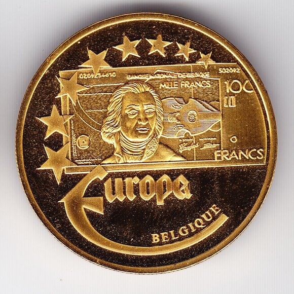 2003 Belgium Europa Medal (b152) - Picture 2 of 2